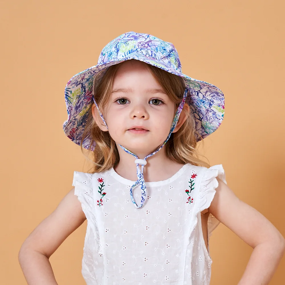 Lindos sombreros de cubo para niños, nueva gorra de dibujos animados de primavera, sombrilla para niñas, sombrero de playa, sombrero de verano al aire libre para bebés, gorros de pesca para_voghion.com