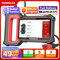 THINKCAR THINKSCAN PLUS S4 S7 ABS SRS ECM System Car Diagnostic Tools OBD2 Auto Scanner OBD 2 Code Coder Reader Free Update 1