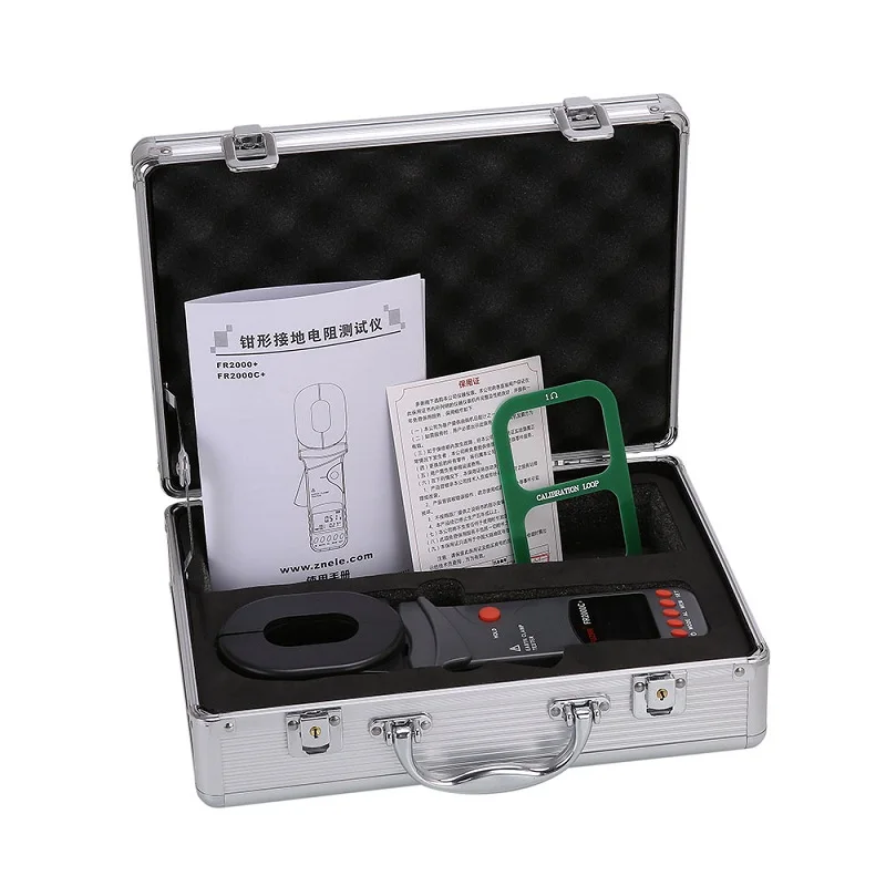 FR2000C+ FR2000+ FR2000A+ FR2000B+ 0.01-1200&Omega; 0-20A Ground Earth Resistance Tester Current Meter Loop Non Contact Detector