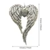Angel Wing Pendant Heavenly Love Ones Decoration Souvenirs Angel Wing Metal Ornaments Memorial Hanging Decorations Home Decor 6