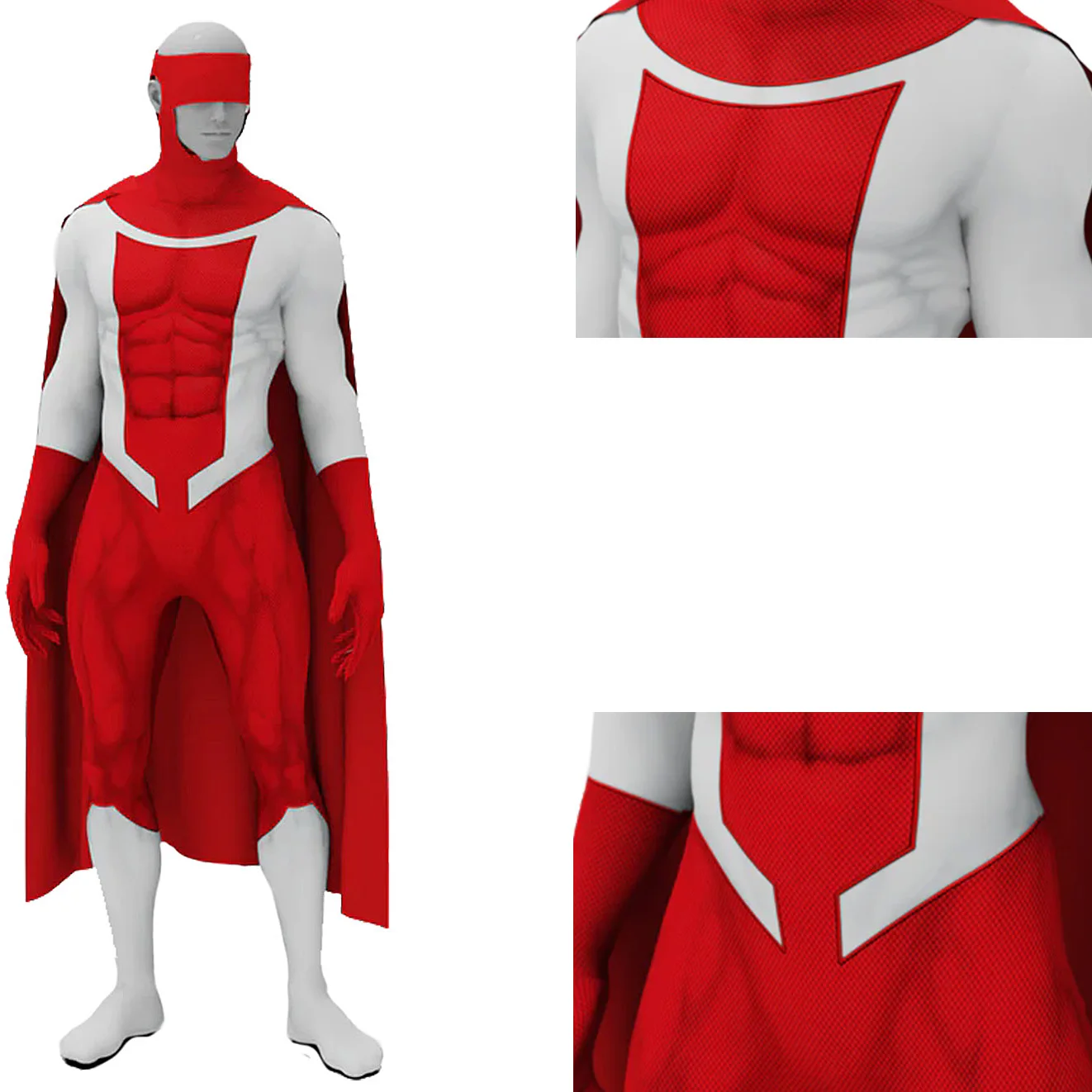 Invincible: Nolan Grayson(Omni-Man) | Cosplay Bodysuit 23 Invincible Mark Grayson Cosplay Bodysuit for Boys and Men
