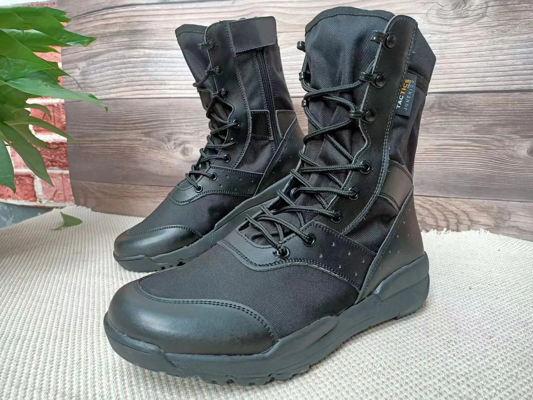 Lichtgewicht Waterdichte Tactische Laarzen Zomer Combat Boot Mannen Vrouwen Klimmen Training Outdoor Wandelen Ademend Mesh Leger Schoenen