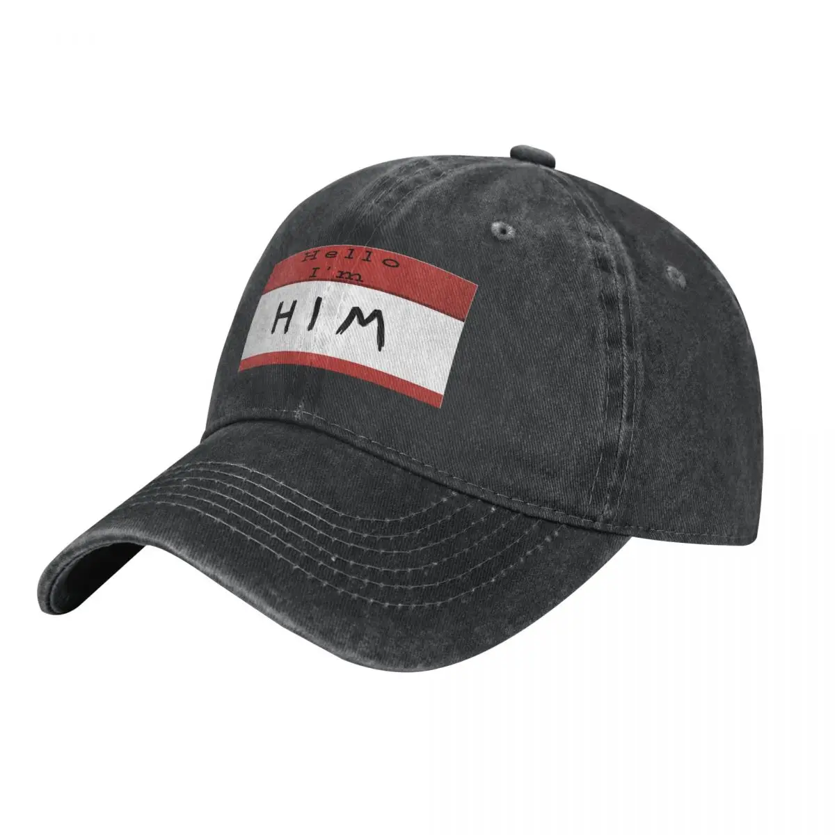

Hello I'm him Cowboy Hat fishing hat funny hat Snap Back Male Women's