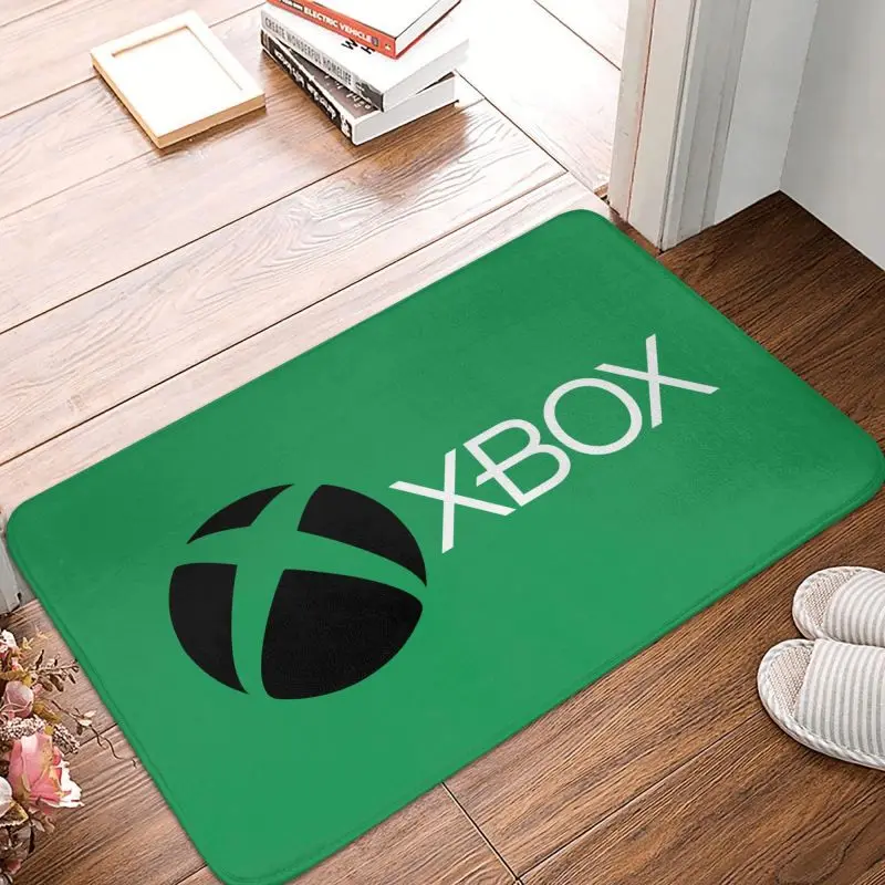 Custom Classic Xbox Logo Zerbino Tappetino Antiscivolo Gioco Gamer Regali Bagno Cucina Soggiorno Tappeto Tappeto 40*60Cm