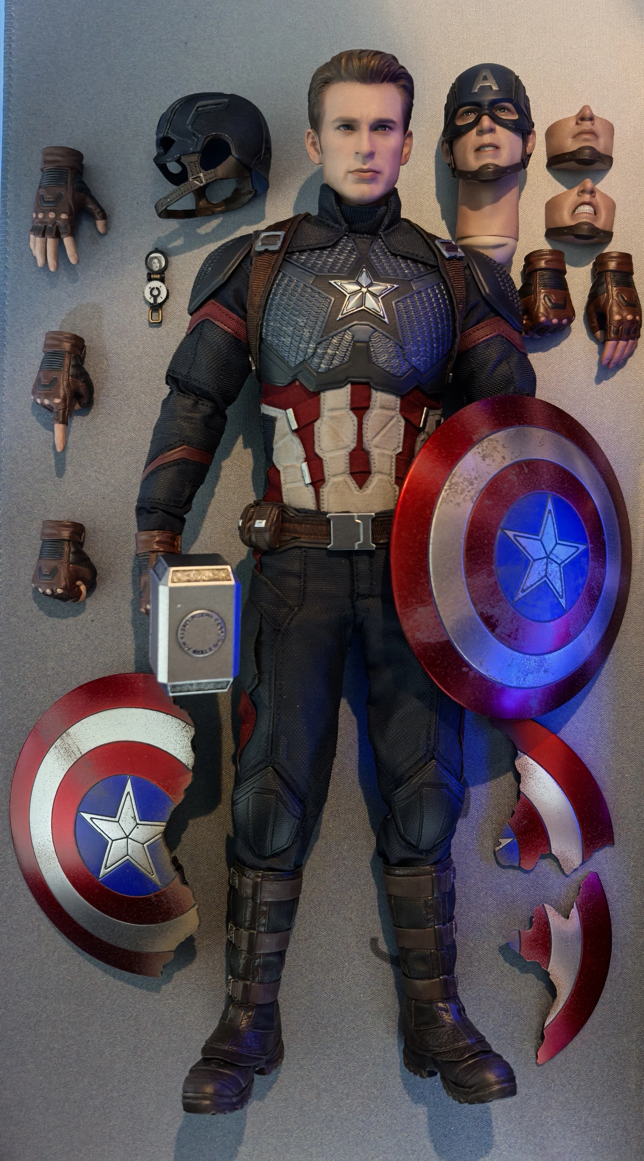 Captain America Avengers Endgame - Figurine Hot Toys 1/6 Neuve En Boîte