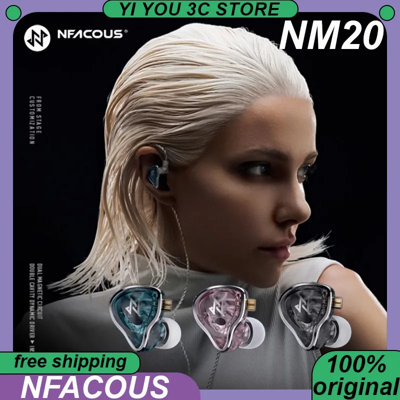 NFACOUSNM20InEarEarphonesWiredNoiseReductionCustomizedLive