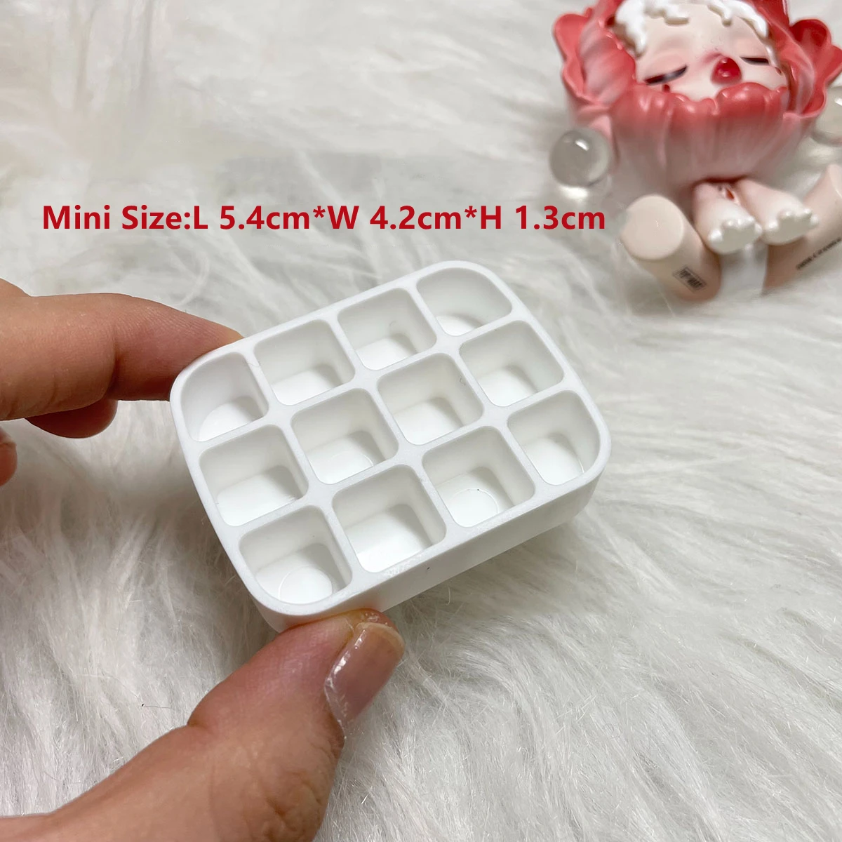 Empty 12/24-grid Mini Watercolor Box Portable Watercolor Palette Travel Painting Sketch Moisturizing Box Paint Art Supplies