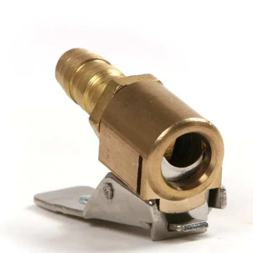 Clip In Ottone Per Valvola Pneumatici 8mm – Adattatore Universale Per Pompa Aria E Compressore - 3