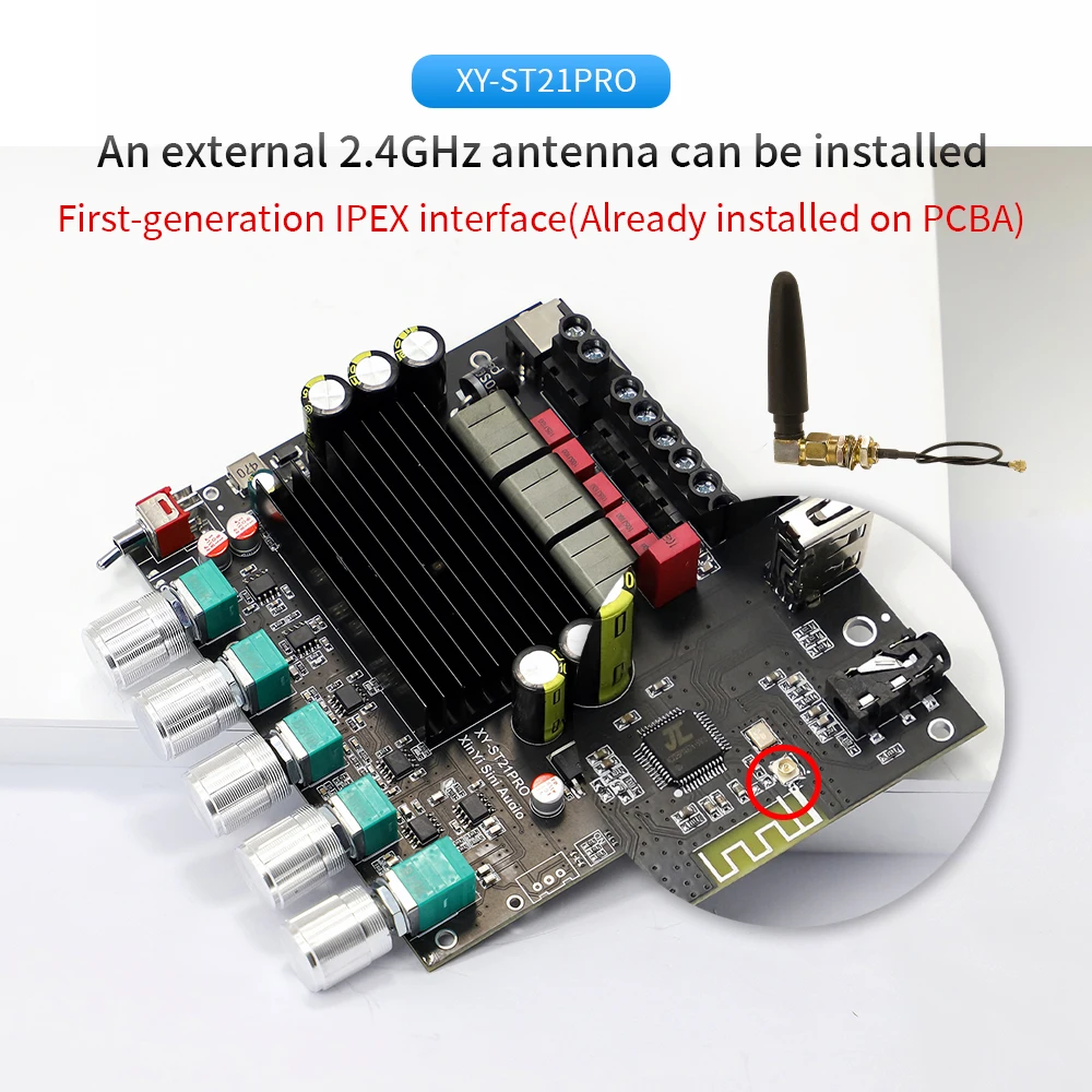 XY-ST21 PRO 2.1 Channel Power Board Bluetooth 5.2 Audio Stereo
