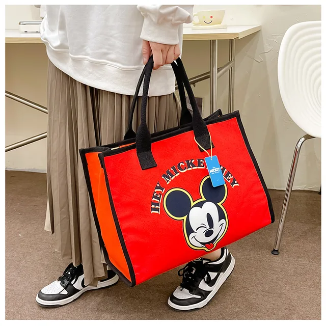  Disney Mickey Mouse - Bolsa de lona, Multicolor, talla única :  Ropa, Zapatos y Joyería