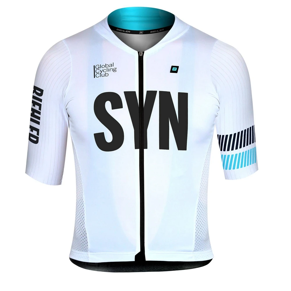 Aviation material men's short-sleeved cycling jersey tops quick-drying breathable competition cycling jersey close fitting 3