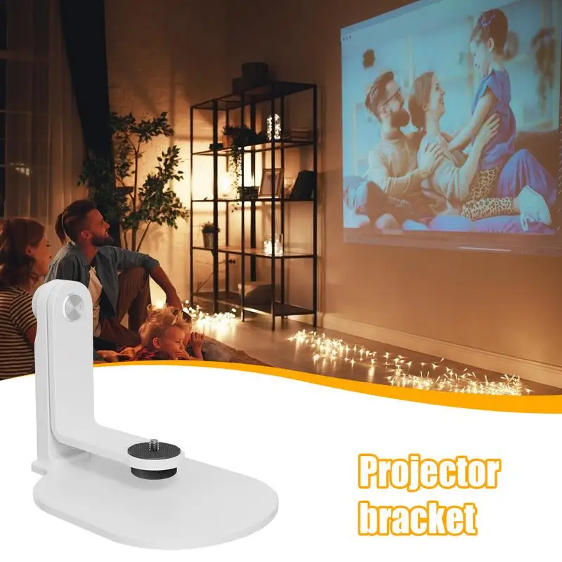 Tabletop Projector Stand Table Projector Stand 360 Adjustable Tilt Multiple Angle Desktop For Desktop Bedside