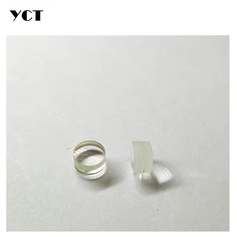 유리 렌즈 5mm 접착 초점 렌즈, 레이저 유리 광학 시준 렌즈, 하이 퀄리티 레이저 초점 렌즈 YCT, 5 개