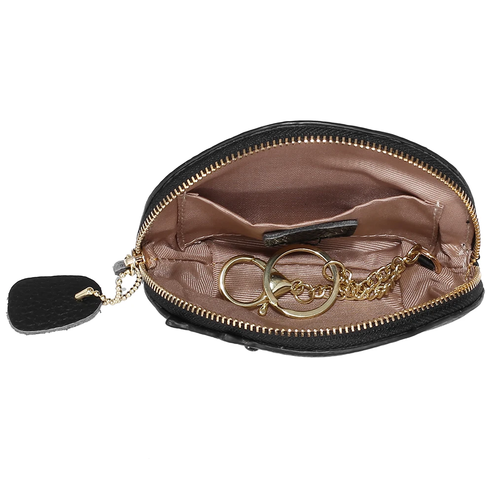 Creative zero wallet real leather female key bag contracted Japan small purse mini cute small COINS