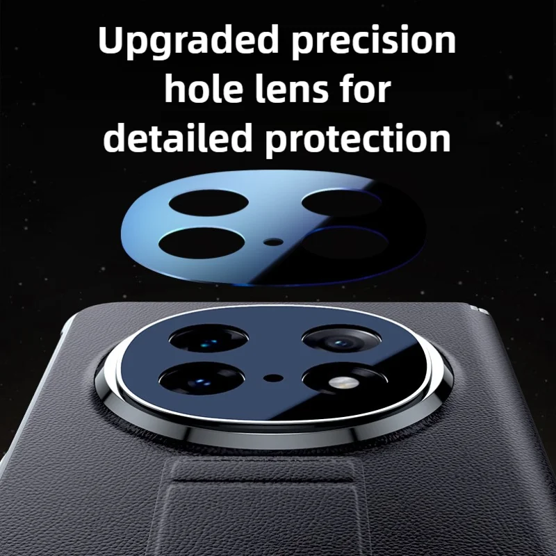 Premium LANGSIDI Leather Foldable Phone Case with Wrist Strap, Stand, and Magnetic Back Cover plus Protective Film