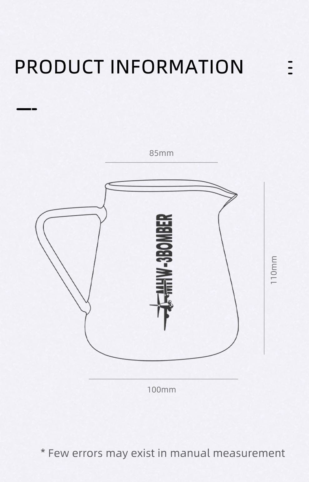 Description Picture 2 of itemMHW-3BOMBER Elf 500ml Coffee Server Glass Coffee Pot Espresso Dripper Pour Over Maker Brewer Pot Chic Home Coffee Accessories