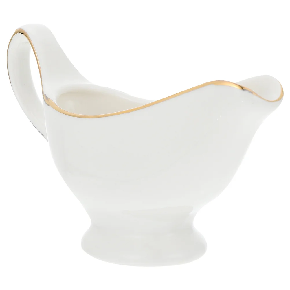 

Milk Can Ceramic Sauce Bucket Espresso Grounds Porcelain Gravy Boat Ceramics Kitchen Cup