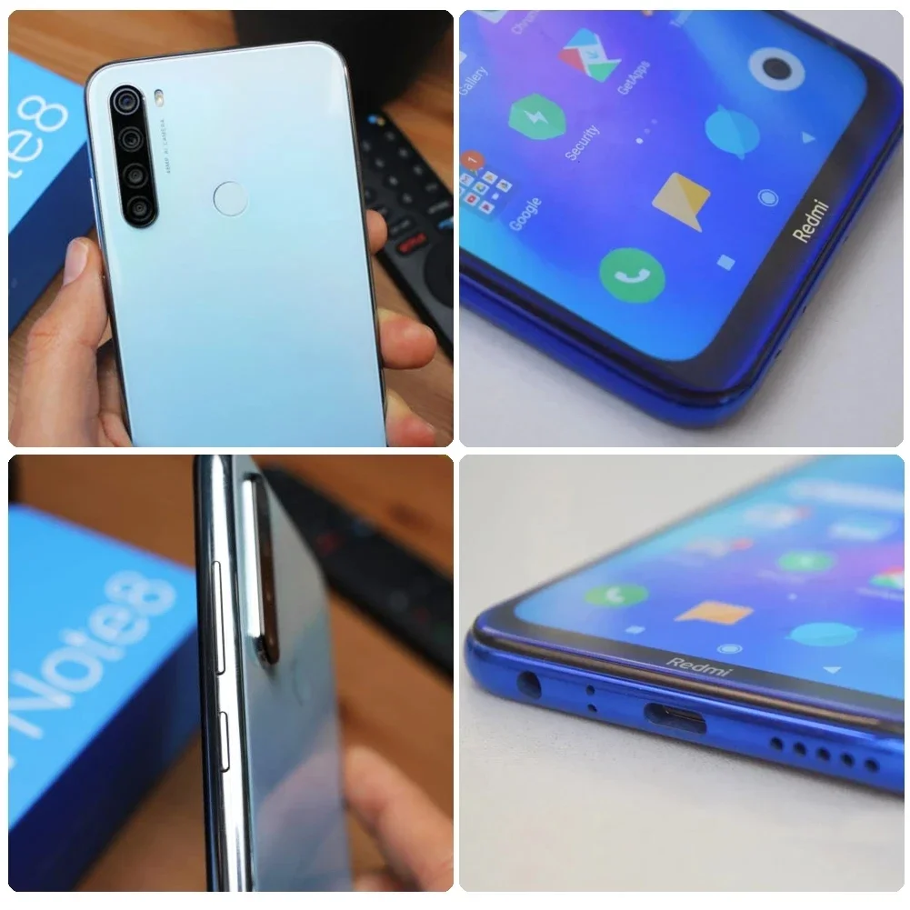 Global ROM Original Xiaomi Redmi Note 8 4000mAh Baterry 6GB 128GB Original Android Phone Quad Cmaera 4G Smartphone 5