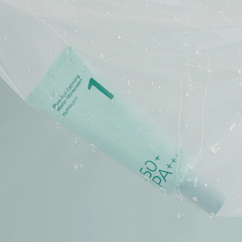 Korea Makeup Numbuzin NO.1 Sunscreen 50ml Cooling Refreshing Soothing SPF50+PA++ Centella Asiatica Moisturizing Skincare Beauty
