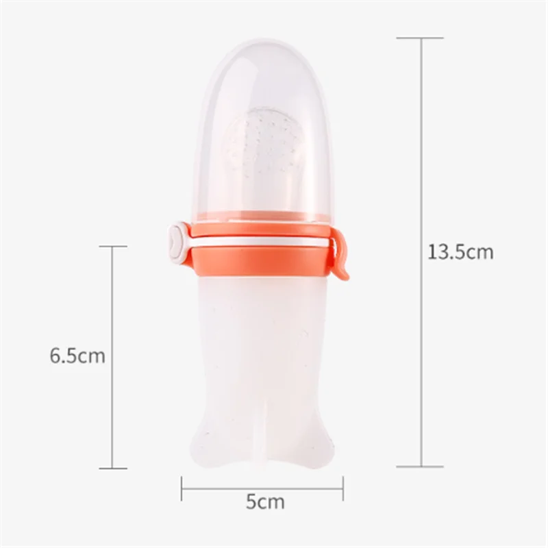 Baby Spoon Feeder Silicone Spoon Feeding Medicine Baby Cutlery 1PCS