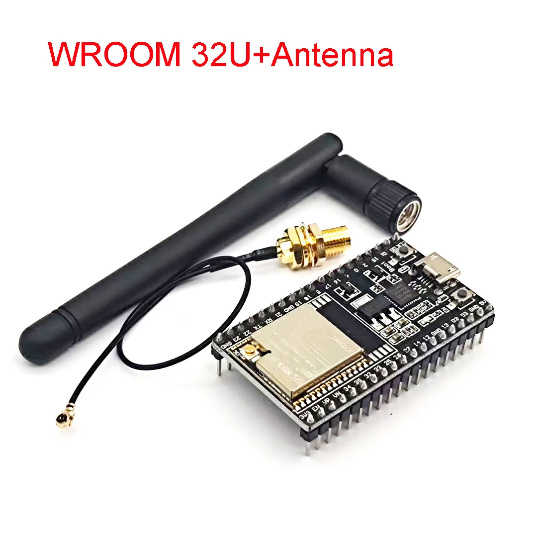 ตัวเลือกสินค้า โมดูล ESP32-WROOM-32U อุปกรณ์พัฒนา IoT