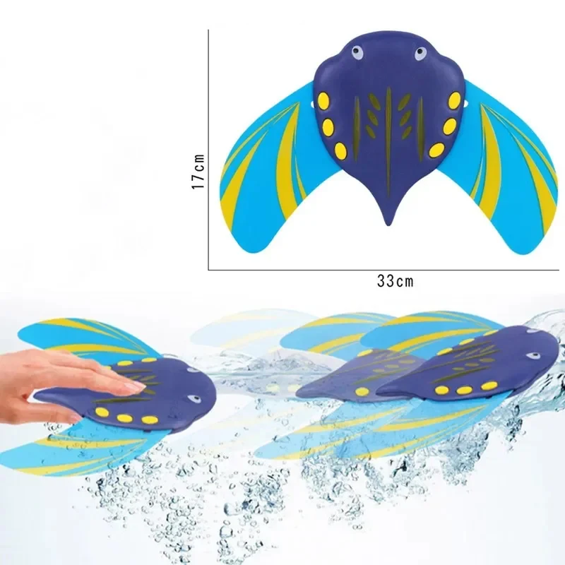 Water Power Mobula Devil Fish Toys Mobulidae Devil Rays Flying Ray Swimming Pool Underwater Glider Summer Parent Child Game Gift 5