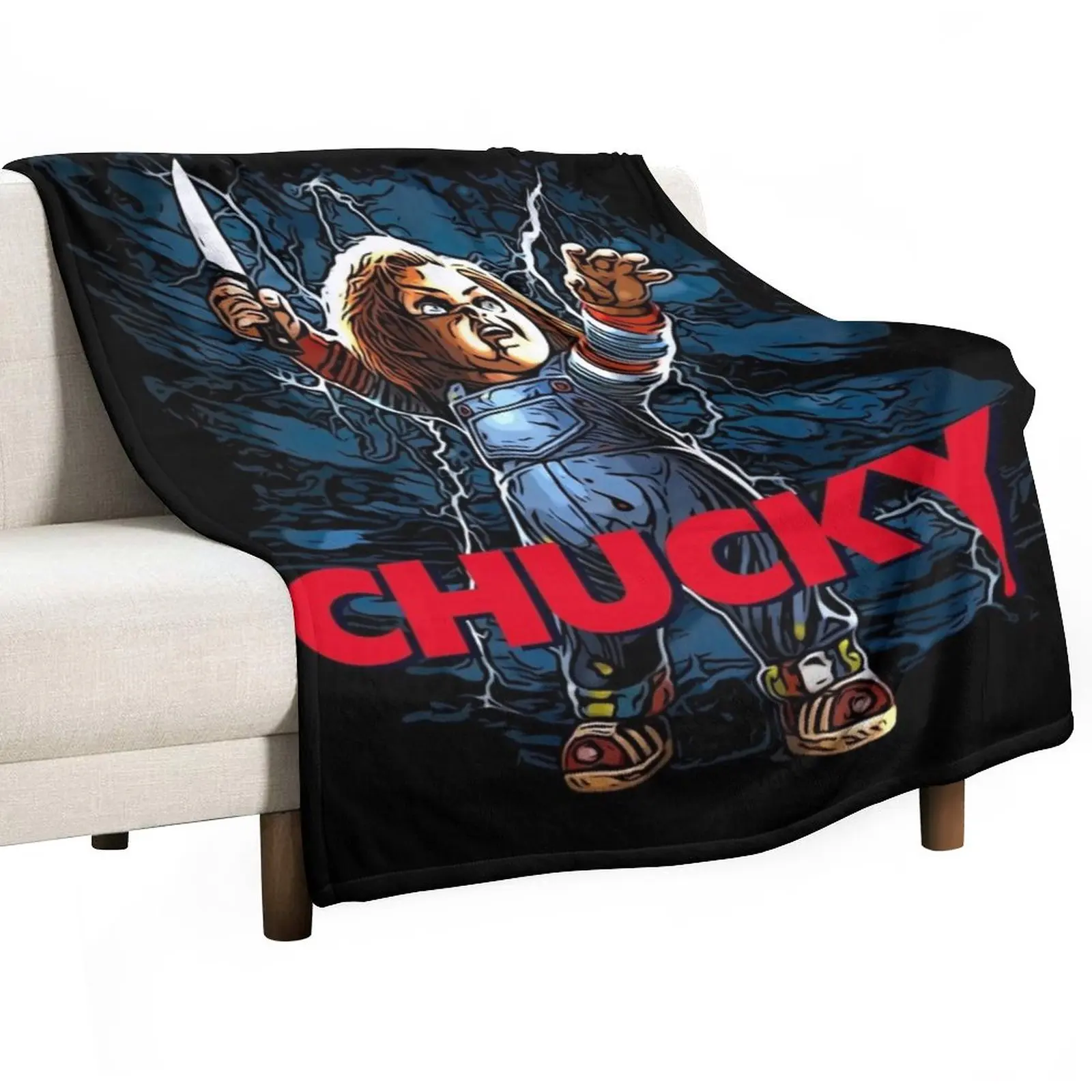 

Chucky Child's Play doll Throw Blanket Decorative Throw Blanket Sofa Blankets Softest Blanket Blanket Luxury