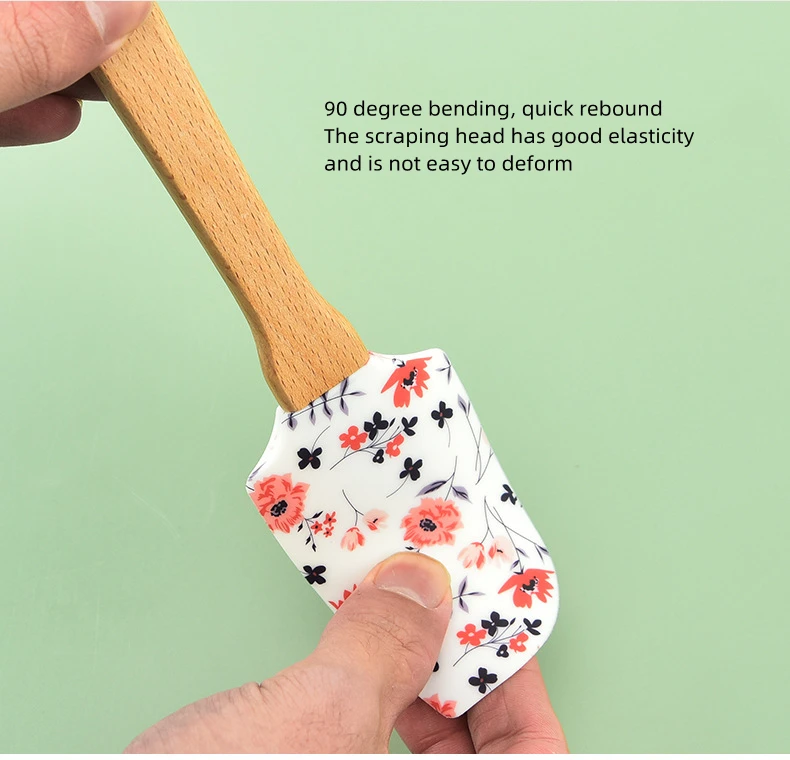 Lot De 4 Spatules Longues Grattoirs Pour Bouteilles - Neuf, Blanc, Silicone Et PP
