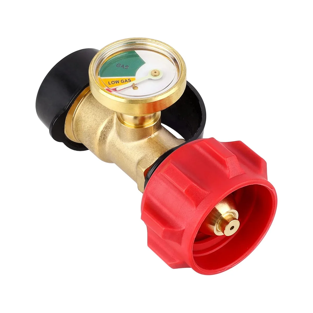 

Propane Tank Gauge Level Indicator Leak Detector Gas Pressure Meter, Universal for Gas Grill, Lantern, Heater