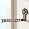 Suction Cup Folding Clothes Drying Rack for Balcony Without Punching Invisible Retractable Bay Window Sill Indoor Clothes Drying 5
