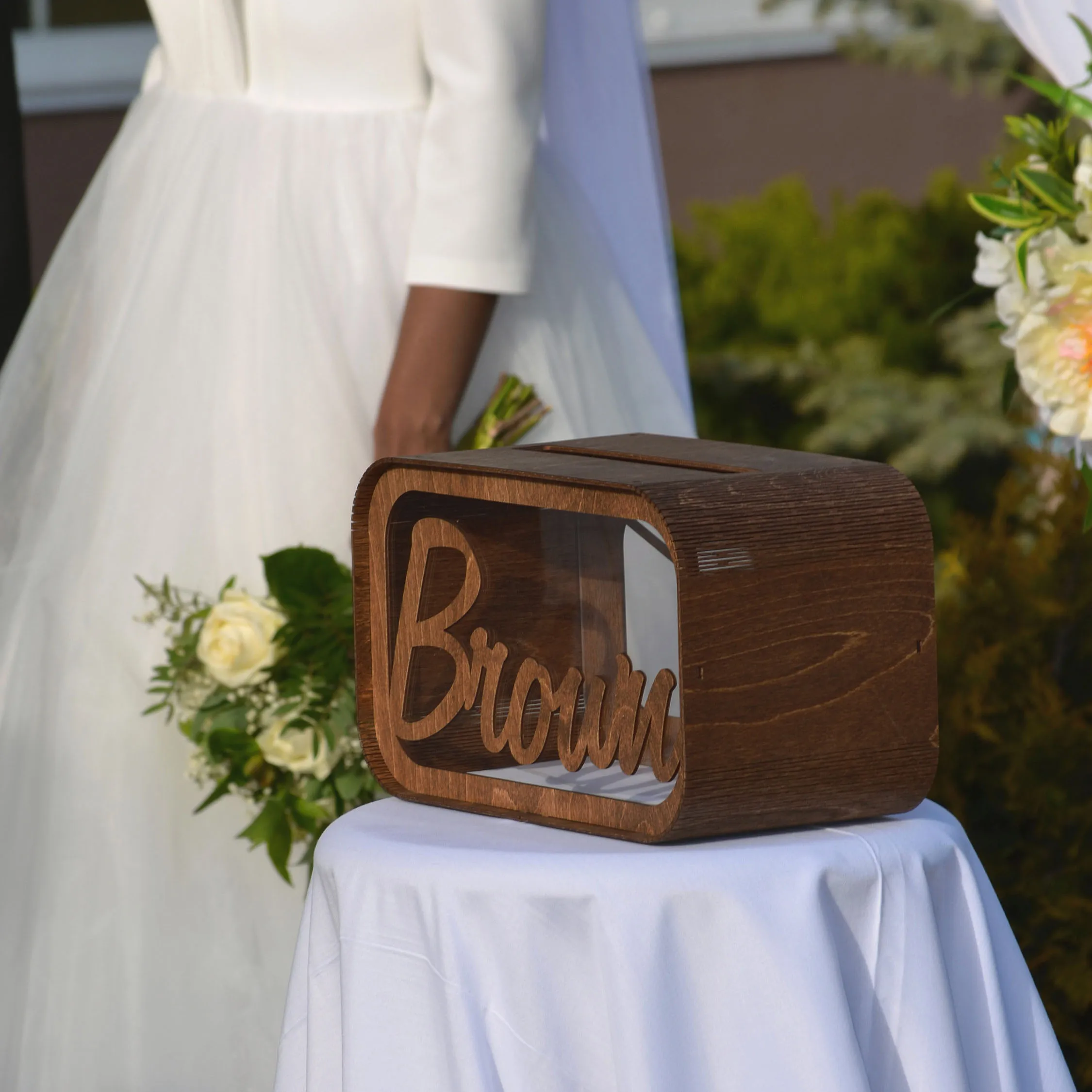 Wooden Gift Card Boxes Wedding Card Box Personalized Keepsake Box Wooden Envelope Money for Wedding Gifts Rustic Decor