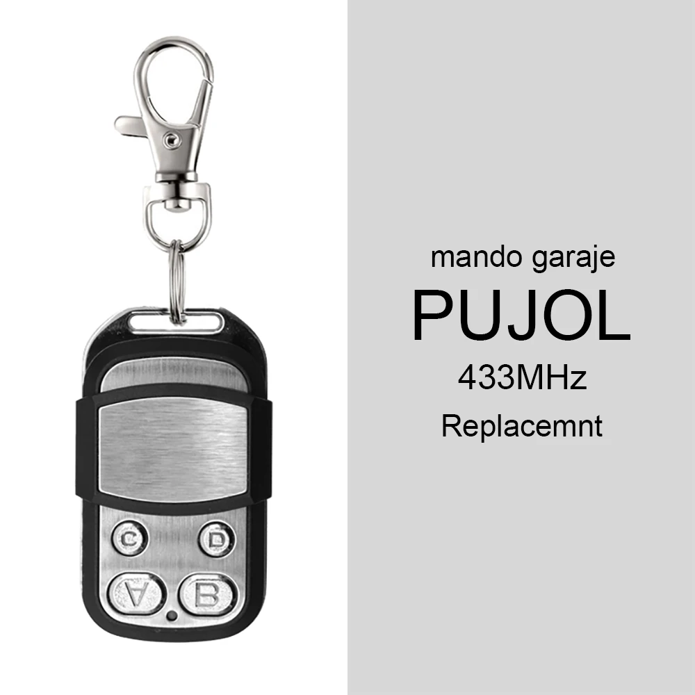 

For PUJOL 433MHz Garage Door Remote Control Pujol Rolling Code Door Command Transmitter