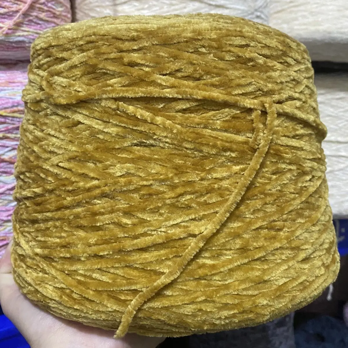 500grams/Ball Velvet Yarn Soft Protein Cashmere Yarn Silk Wool Baby Yarn Crochet Knitting Yarn Cotton Baby Wool DIY Sweater 2