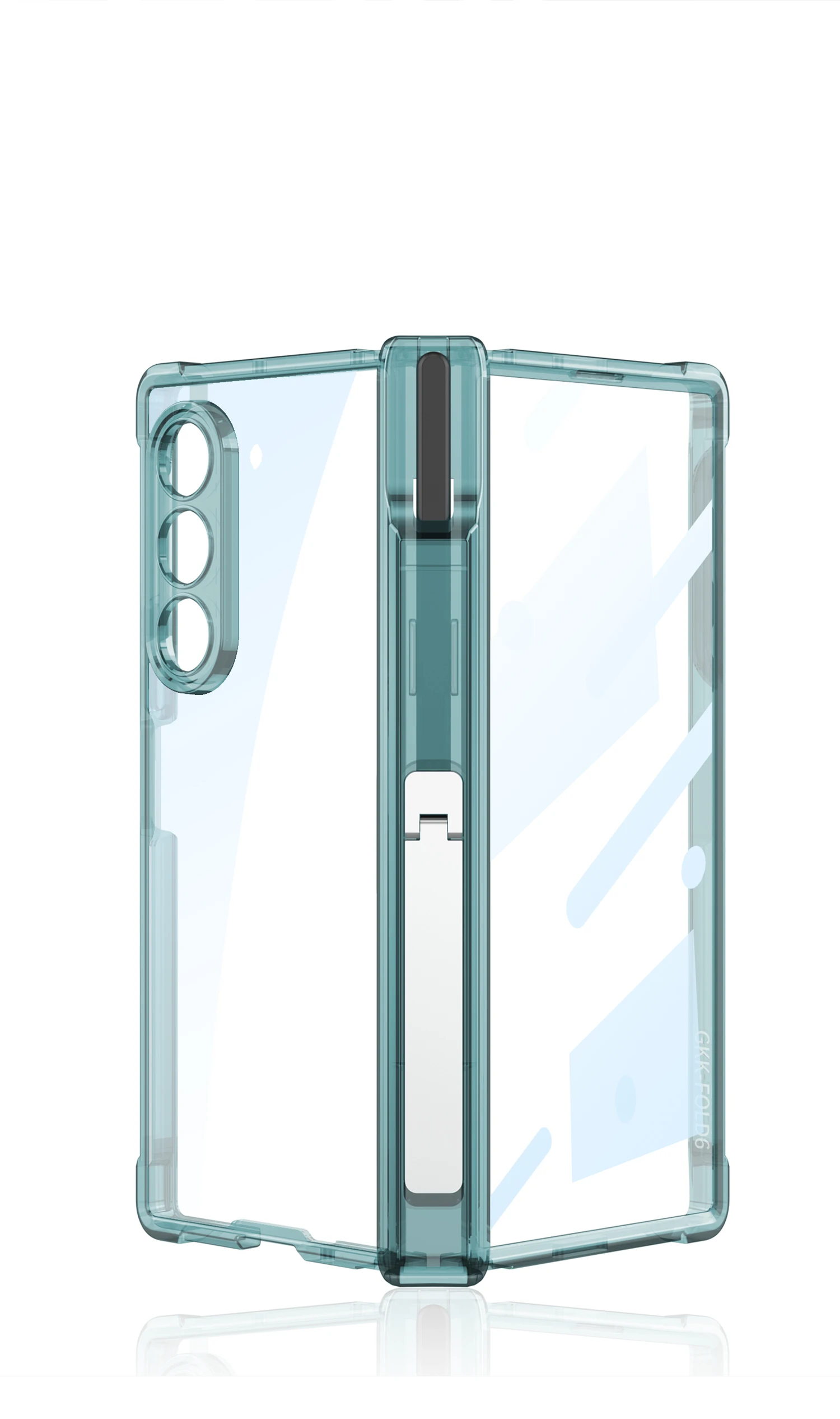 Transparent Airbag Screen Protective Case for Samsung Galaxy Z Fold 6 Fold6 Case