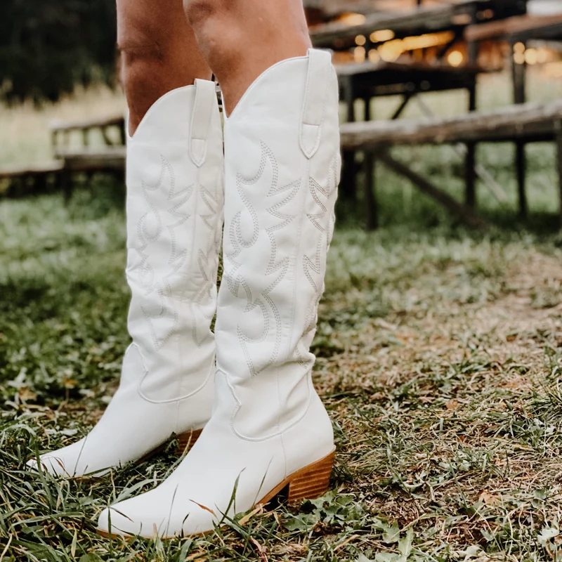 Anna Field Cowboy-/Bikerlaarzen - cognac