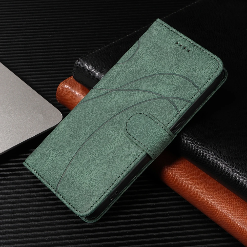 Premium Magnetic Flip Leather Wallet Case with Card Slots