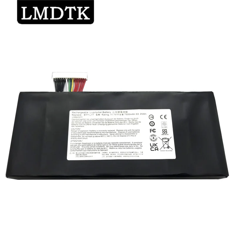 

LMDTK New BTY-L77 Laptop Battery For MSI GT72 2QD GT72S 6QF GT72VR WT72 MS-1781 MS-1782 MS-1783 2PE-022CN 2QD-1019XCN 2QD-292XCN