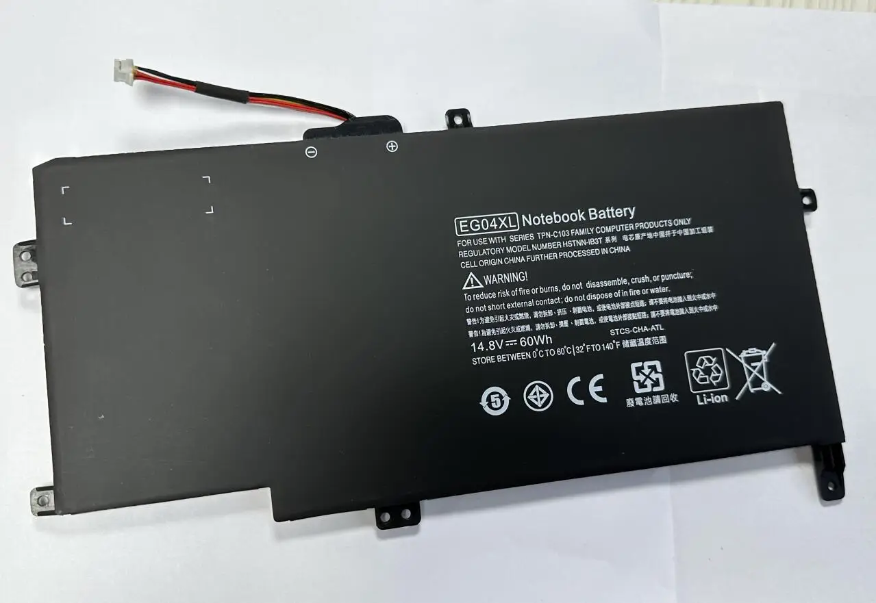 Bateria do Portátil para hp Envy Eg04xl 61051er 6-1006ea 6-1004tu Hstnn-ib3t Tpn-c103 Tpn-c108 Hstnn-db3t - Imagem 5