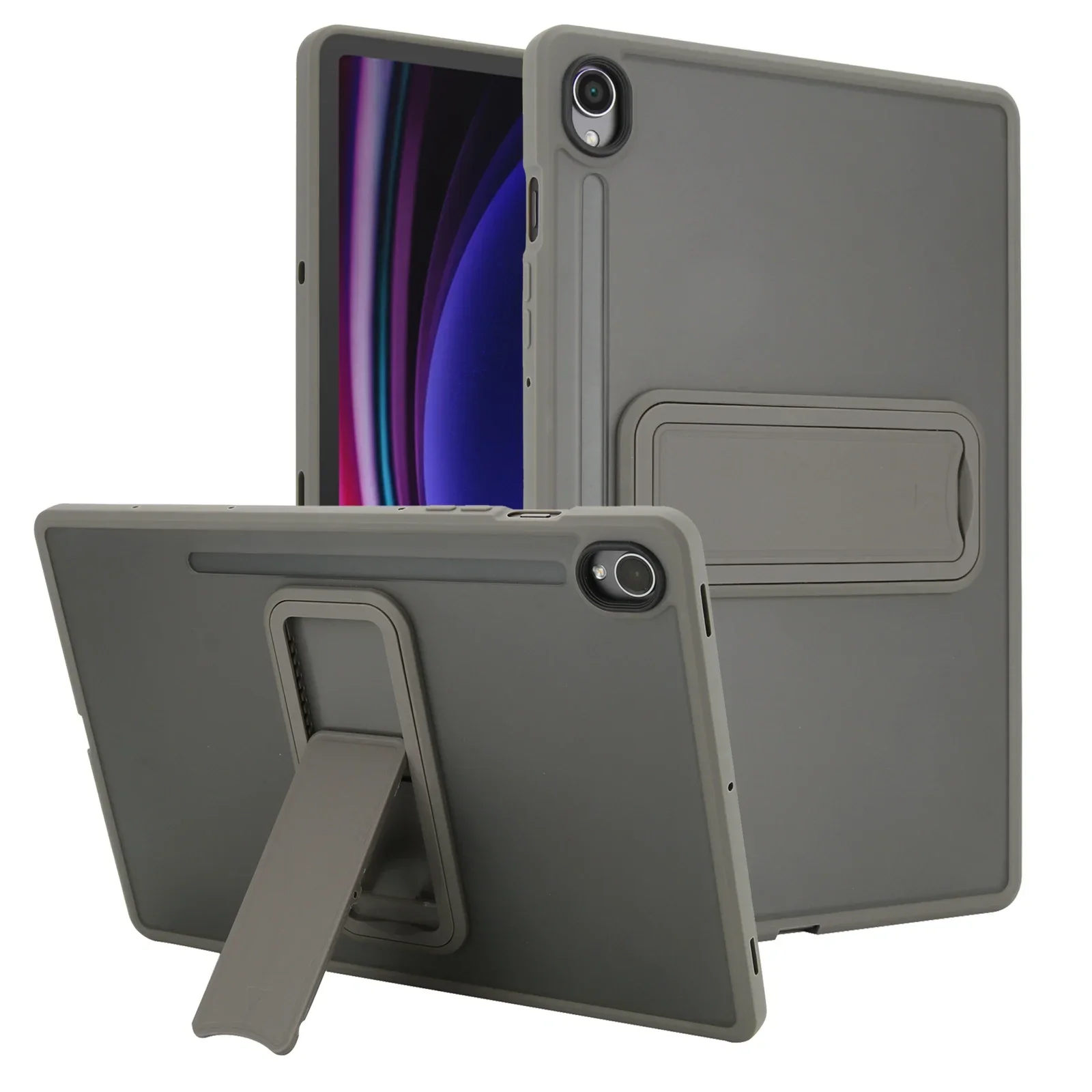 Universal Stand Tablet Case with Kickstand - Shockproof Hard Holder Cover