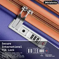 Ensemble de bagages légers et durables Melalenia 7 pièces, serrure TSA, valise de voyage avec sac de sport et trousse de toilette 4