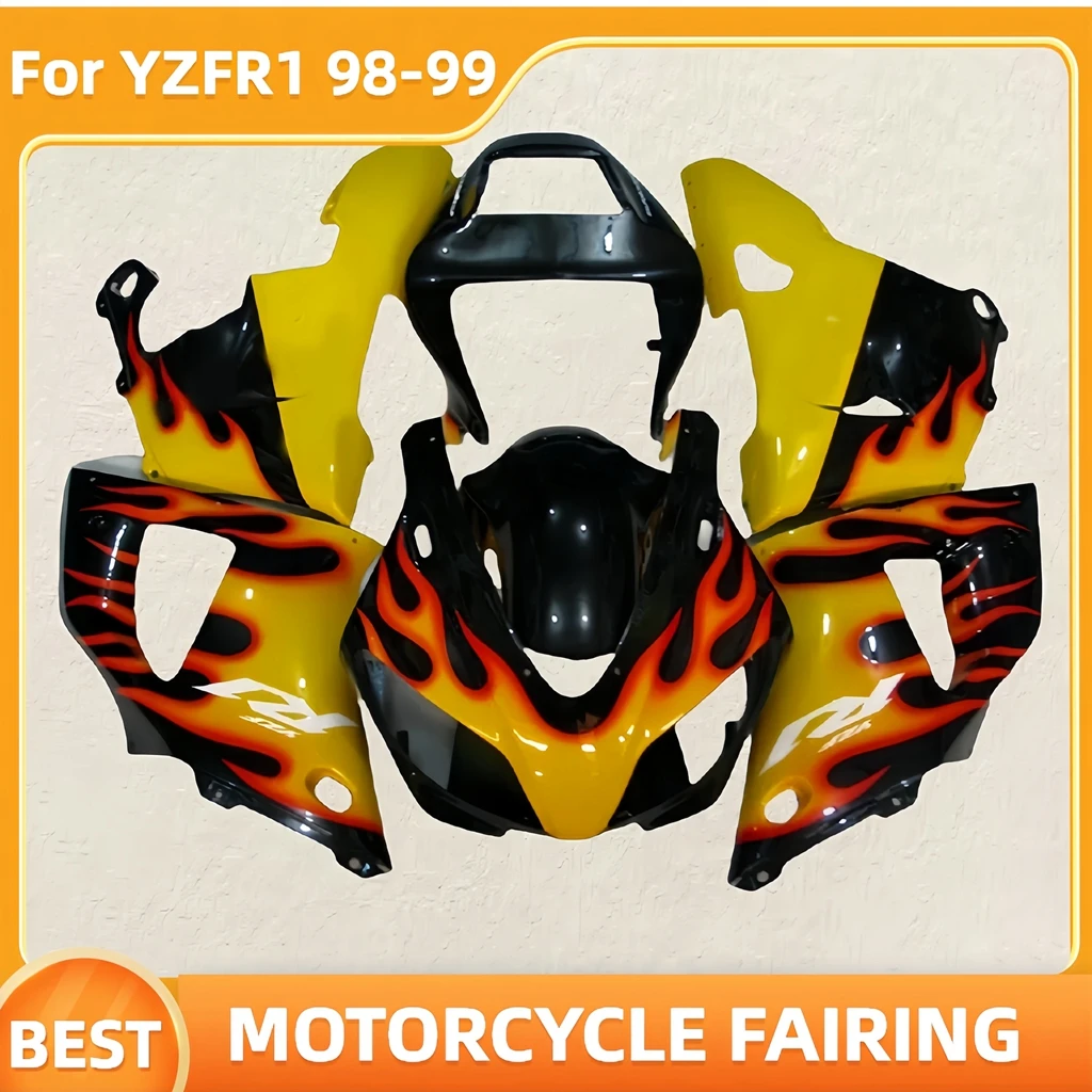 

Обтекатель для мотоцикла YAMAHA YZFR1 1998 1999 Φ 98 99 YZF1000 1000CC Уличный спорт ABS пластиковый корпус бесплатно настроить