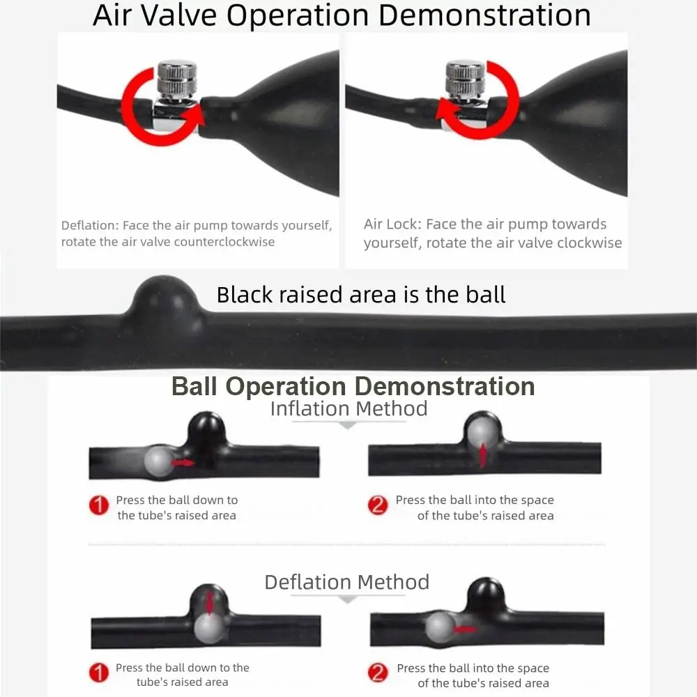 Adjustable Inflatable Neck Stretcher 3-layer Foldable Cervical Traction Device Comfortable Spine Alignment Neck Traction Pillow