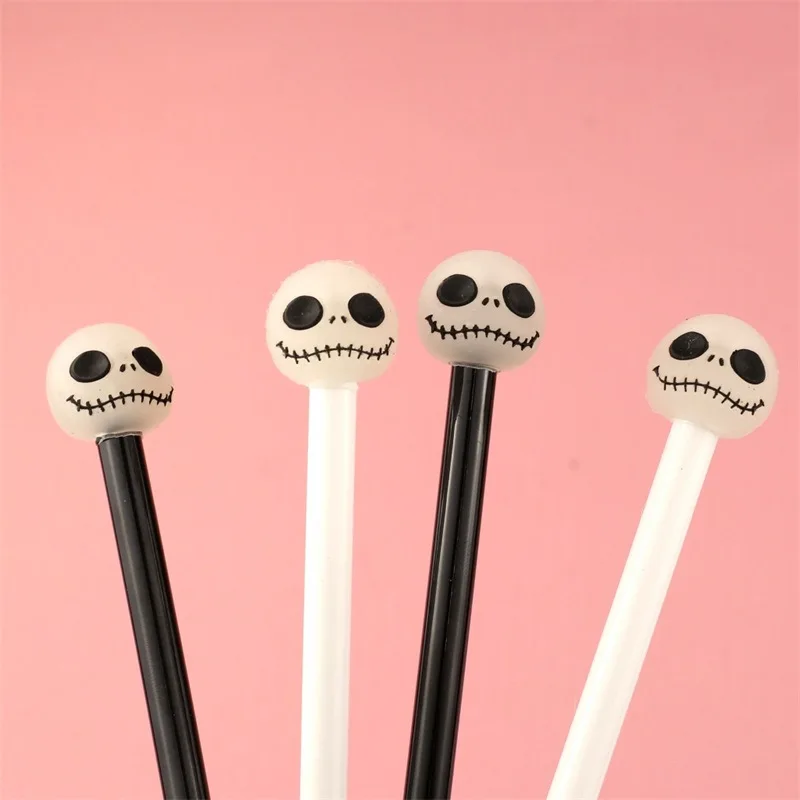 2pcs Creative Skull Gel Pens For Kids Cute Cartoon Writing Pens  Personalized School Supplies Stationery Halloween Gift - AliExpress