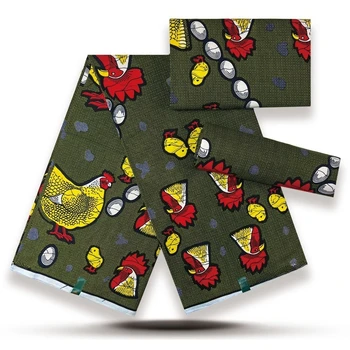 100% Cotton Soft Nigeria Factory Price Ankara Wax Veritable African Real Wax Block Prints Fabric Tissu Pagne 1