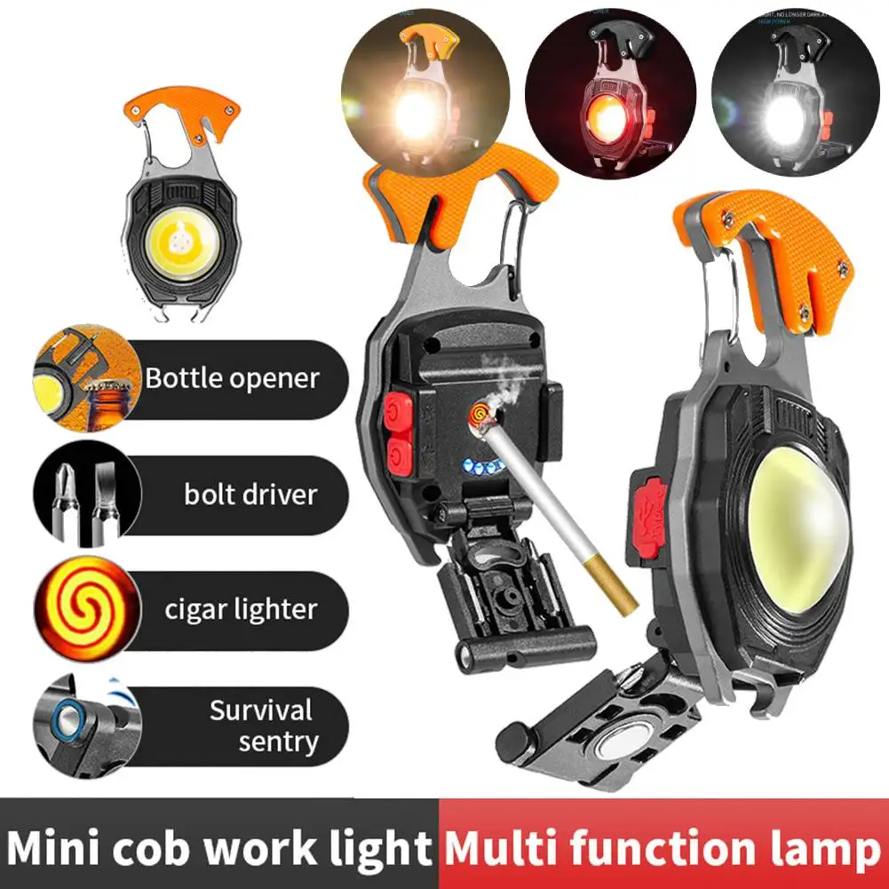 Multitool electronic lighter flashlight