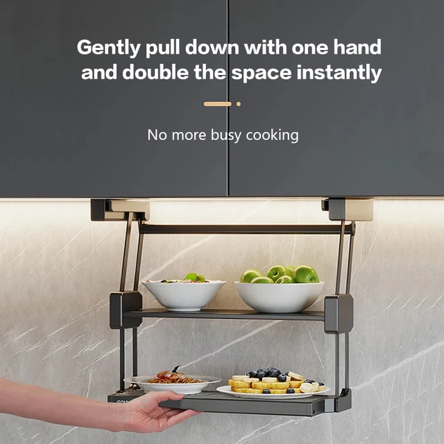 Pull-Down Wall Mounted Spice Rack – 2