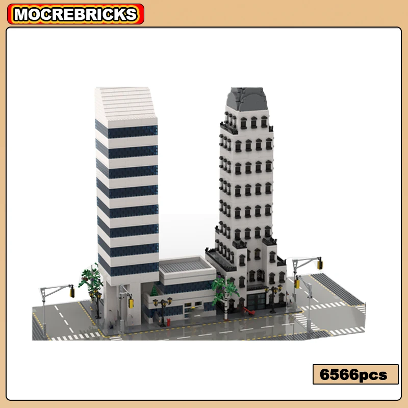 

Конструктор «Город Нью-Йорк», Крайслер, строительный блок MOC, демонстрационные уличные компоненты, Сборная модель, кирпичные игрушки, детские подарки