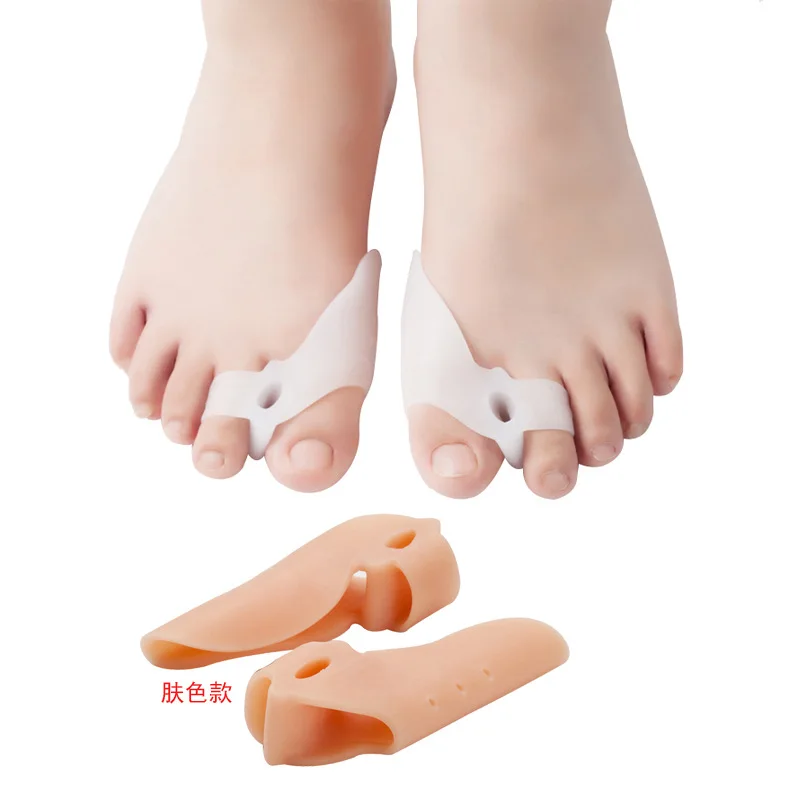 

Bunion Cushion Protector, 2 Pairs of Bunion Pads with Separator for Big Toe, Gel Shield for Foot Pain Relief, Bunion Corrector
