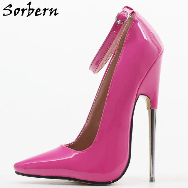 Sorbern Blush Pink Super High Heel Pump 