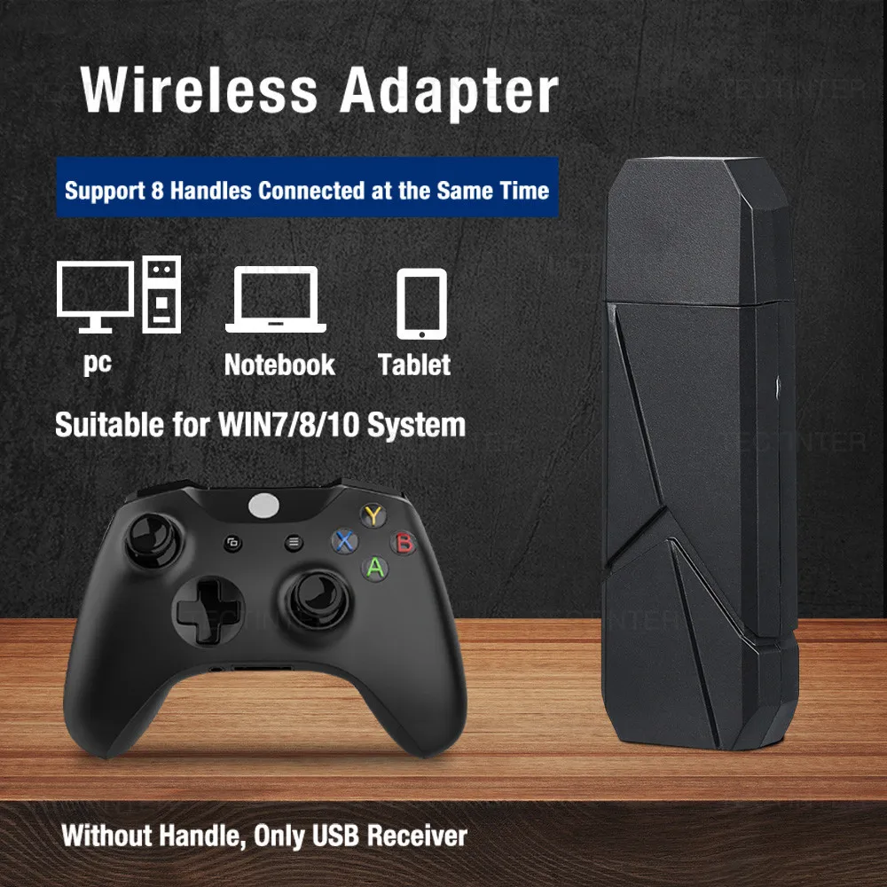 Xbox OneX S Elite 시리즈 컨트롤러용 무선 어댑터 동글, PC Win 7 8/10 게임용 액세서리, USB 2 세대 리시버